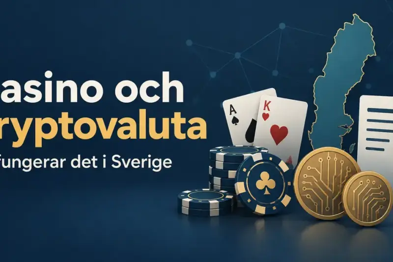 Casino och kryptovaluta – så fungerar det och vad som gäller i Sverige
